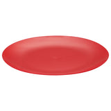 Plates, Moderna 10.25 x 0.75 Inch, Plastic, Red, Round,40 - 1 EACH