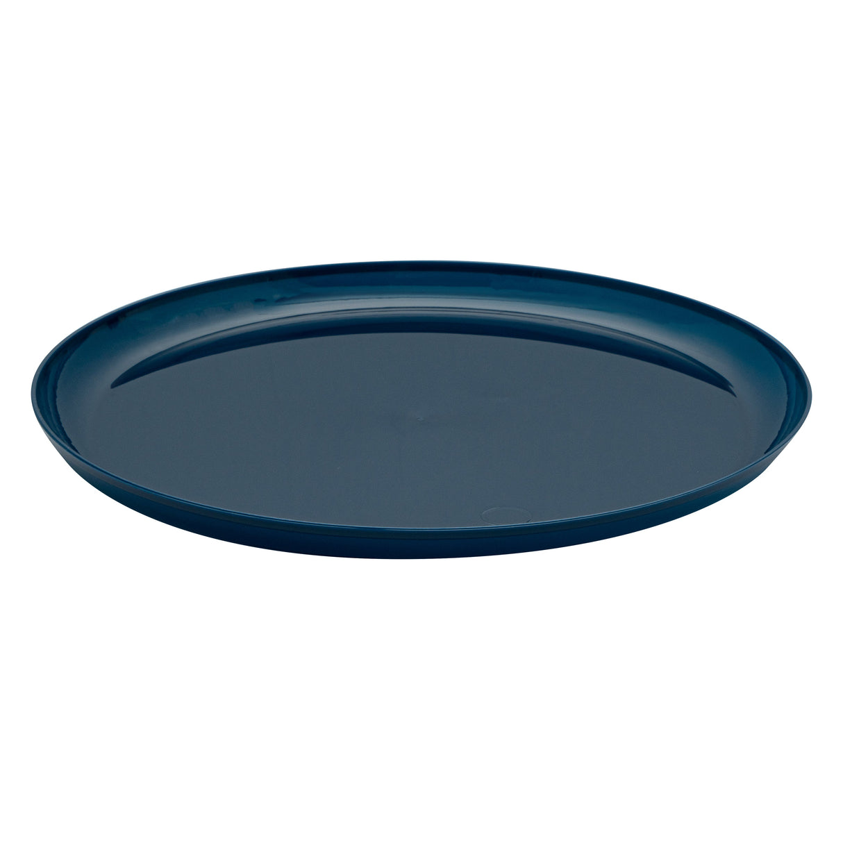 Plates, Moderna 10.75 x 0.50 Inch, Plastic, Midnight Blue, Round,40 - 1 EACH