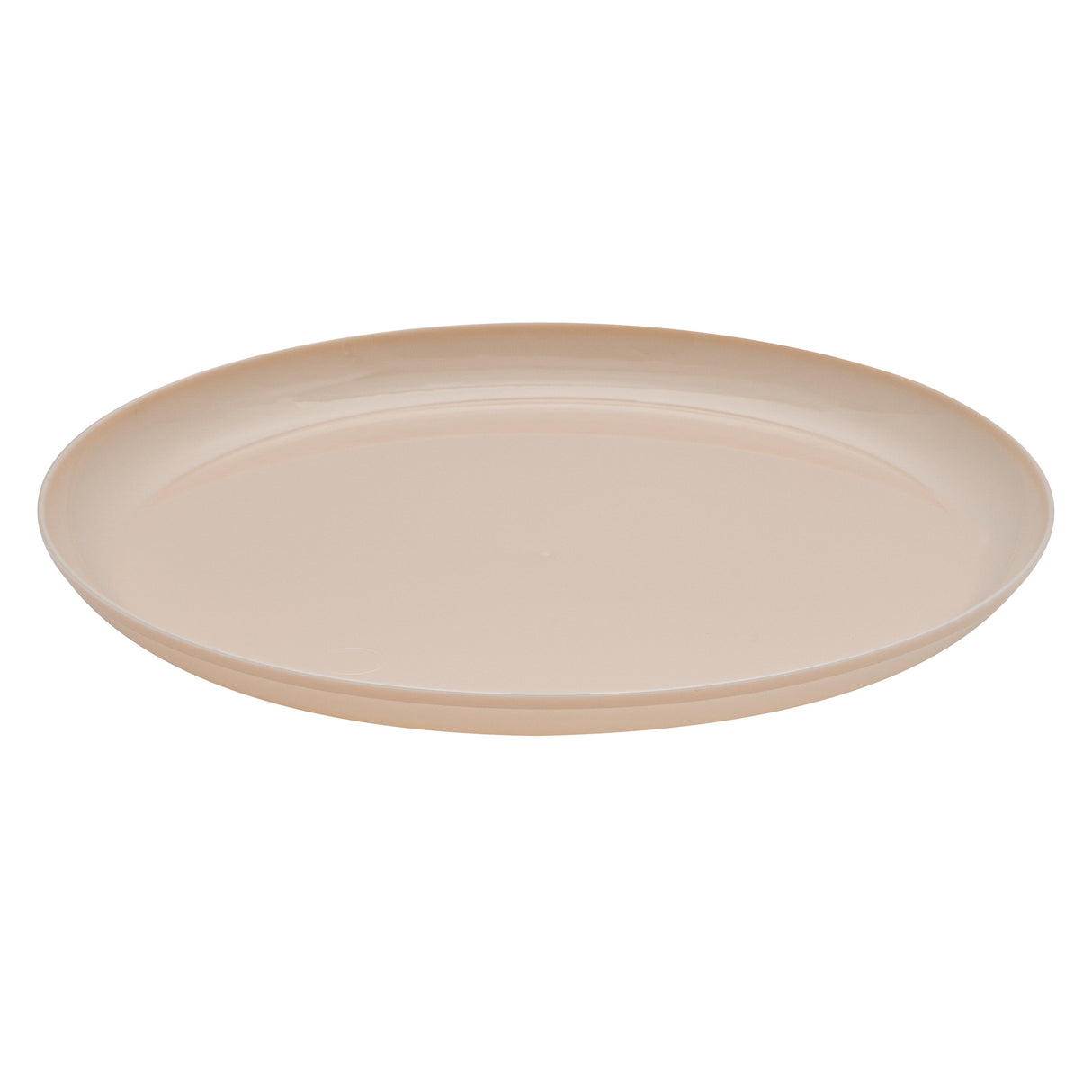 Plates, Moderna 8.50 x 0.50 Inch, Plastic, Light Pink, Round,40 - 1 EACH