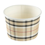 Cups, To-Go, Coppetta 4 Ounce, Paper, Plaid, 3 x 3 x 2.50 Inch,50 - 1 EACH