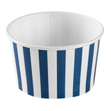 Cups, To-Go, Coppetta 5 Ounce, Paper, Blue & White Stripe, 3.25 x 3.25 x 2 Inch,50 - 1 EACH