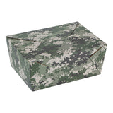 Containers, Take-Out, Bio Tek 98 Ounce, Paper, Camouflage, 8.50 x 6.25 x 3.50 Inch, #4,50 - 1 EACH