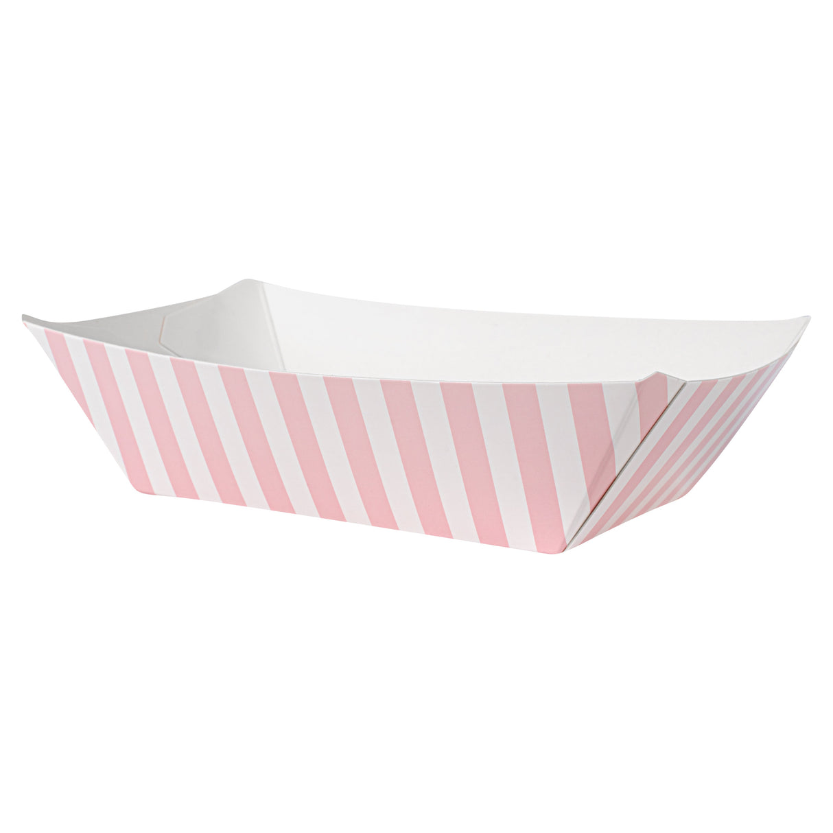 Boats, Bio Tek 4.25 x 2.75 x 1.50 Inch, Paper, Pink & White Stripe, 0.50 Pound, #50,50 - 1 EACH
