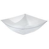Bowls, Serving, Moderna 64 Ounce, Plastic, Clear, 9.75 x 9.75 x 3 Inch, Square,10 - 1 EACH