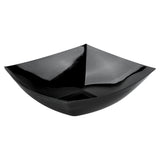 Bowls, Serving, Moderna 64 Ounce, Plastic, Black, 9.75 x 9.75 x 3 Inch, Square,10 - 1 EACH