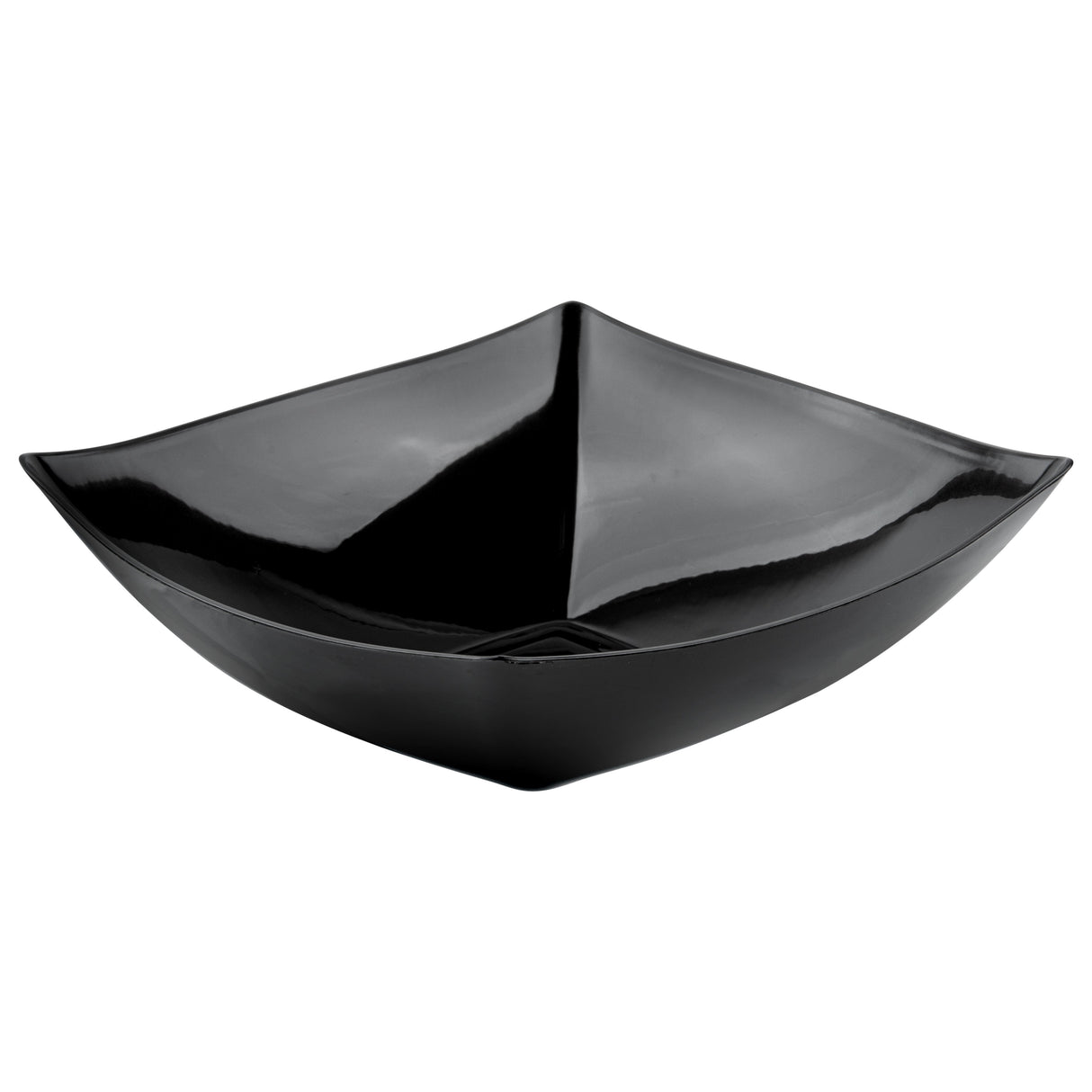 Bowls, Moderna 32 Ounce, Plastic, Black, 7.75 x 7.75 x 2.25 Inch, Square,10 - 1 EACH