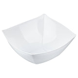 Bowls, Moderna 8 Ounce, Plastic, White, 4.50 x 4.50 x 2 Inch, Square,10 - 1 EACH
