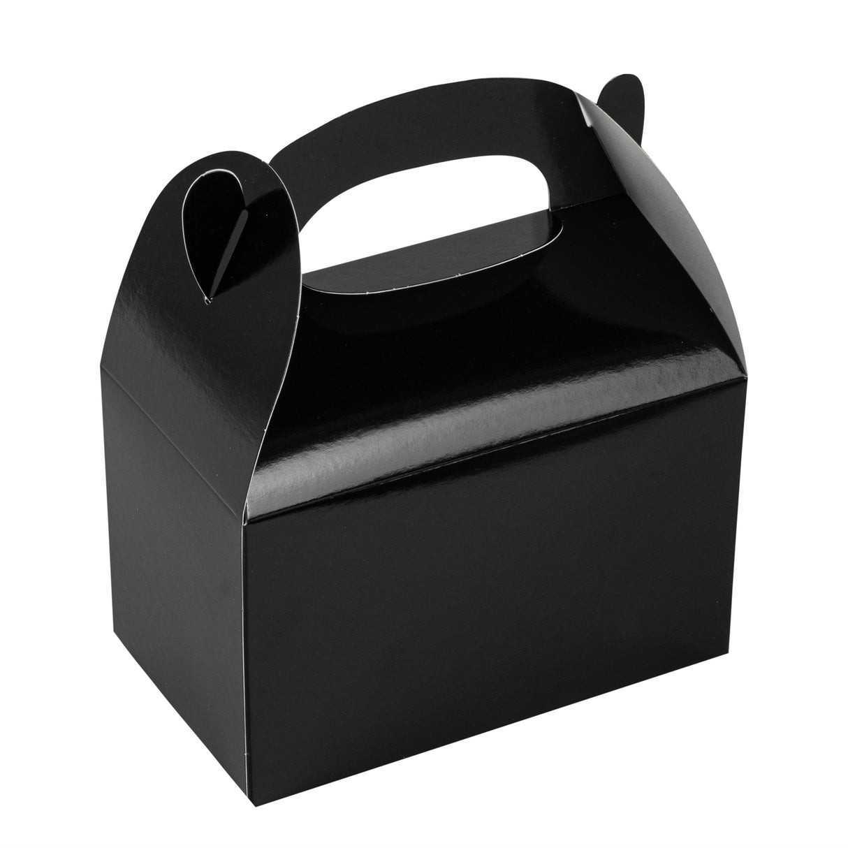 Boxes, Gable & Lunch, Bio Tek 6 x 3.50 x 3.50 Inch, Greaseproof Paper, Black,25 - 1 EACH