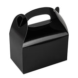 Boxes, Gable & Lunch, Bio Tek 6 x 3.50 x 3.50 Inch, Greaseproof Paper, Black,25 - 1 EACH