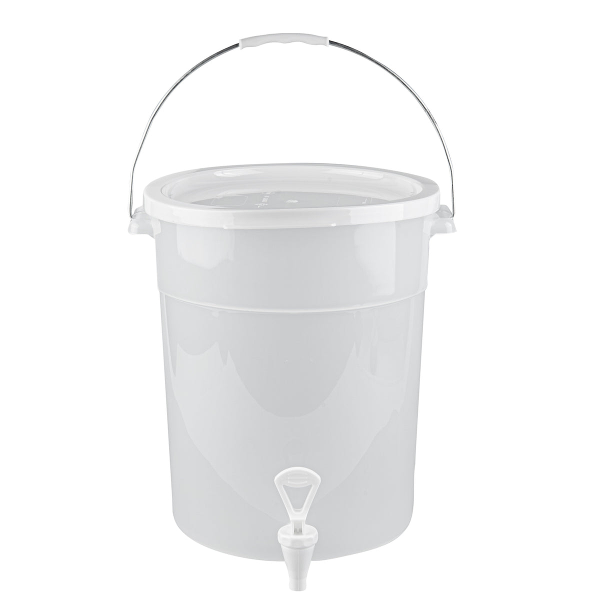 Dispenser, Beverage, Bev Tek 6 Gallon, Round, Clear, Plastic, 12.25 x 12.25 x 15 Inch,1 - 1 EACH