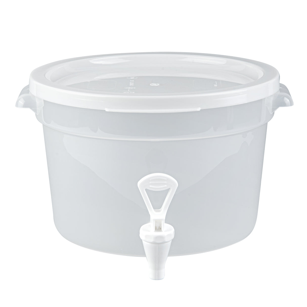 Dispenser, Beverage, Bev Tek 3 Gallon, Round, Clear, Plastic, 12.50 x 12.50 x 8.75 Inch,1 - 1 EACH