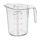 Cup, Measuring, RW Base, 1 Quart, Plastic, Clear, 6.50 x 4.75 x 6 Inch,1 - 1 EACH