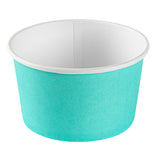 Cups, To-Go, Coppetta 12 Ounce, Paper, Turquoise, 4 x 4 x 2.25 Inch,50 - 1 EACH