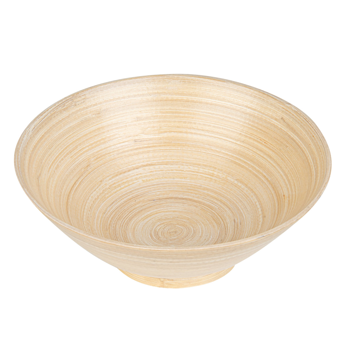 Bowls, Serving, Bambuddha 29 Ounce, Bamboo, Natural, 8.25 x 8.25 x 3.25 Inch, with Serving Spoon, Round,1 - 1 EACH