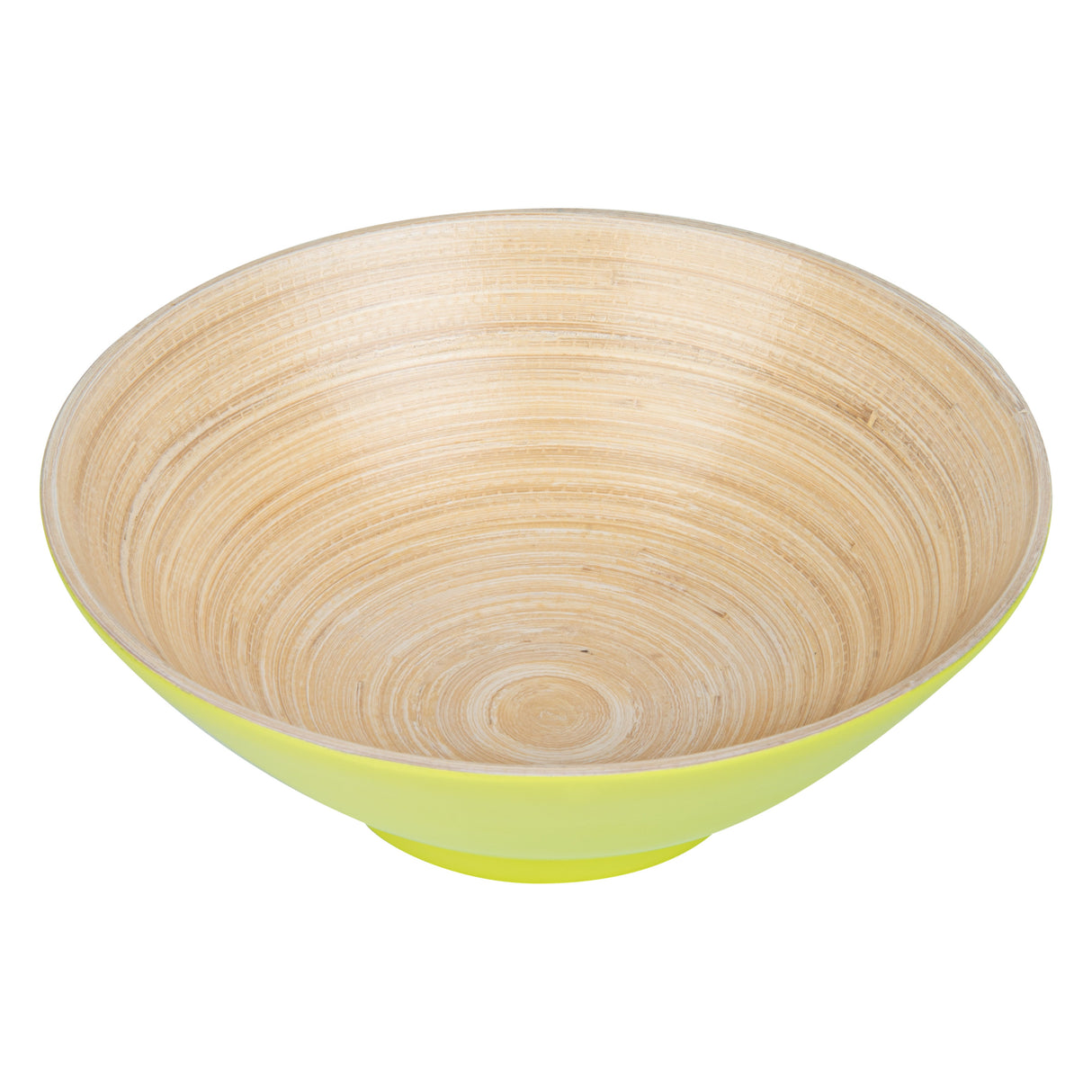 Bowls, Serving, Bambuddha 29 Ounce, Bamboo, Green, 8.25 x 8.25 x 3.25 Inch, with Serving Spoon, Round,1 - 1 EACH