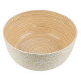 Bowls, Salad, Bambuddha 51 Ounce, Spun Bamboo, Beige, Extra Large 13.50 x 13.50 x 6.25 Inch, Round,1 - 1 EACH