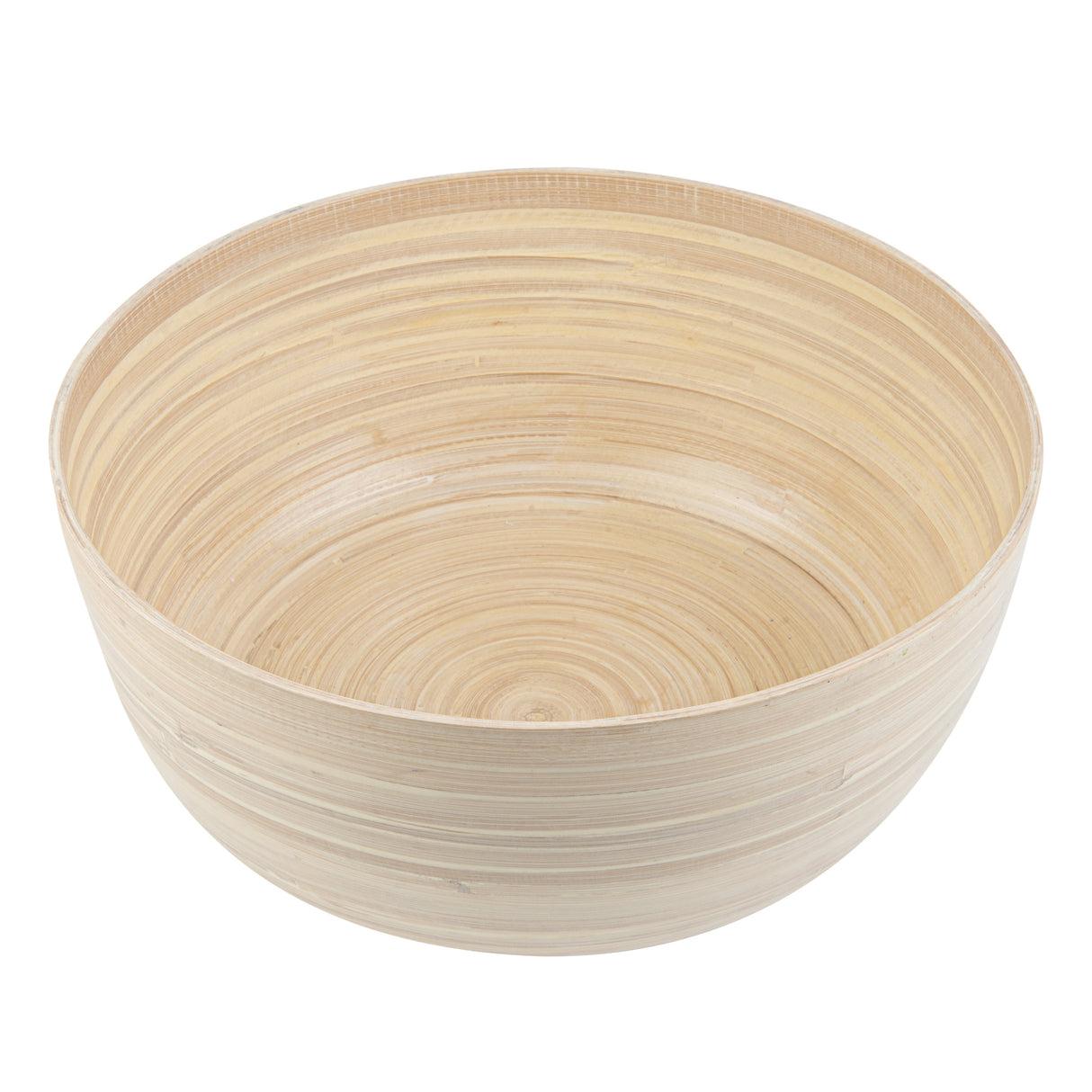 Bowls, Salad, Bambuddha 51 Ounce, Spun Bamboo, Natural, Extra Large 13.50 x 13.50 x 6.25 Inch, Round,1 - 1 EACH