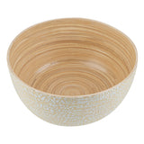 Bowls, Salad, Bambuddha 30 Ounce, Spun Bamboo, Beige, Large 11 x 11 x 5.50 Ounce, Round,1 - 1 EACH
