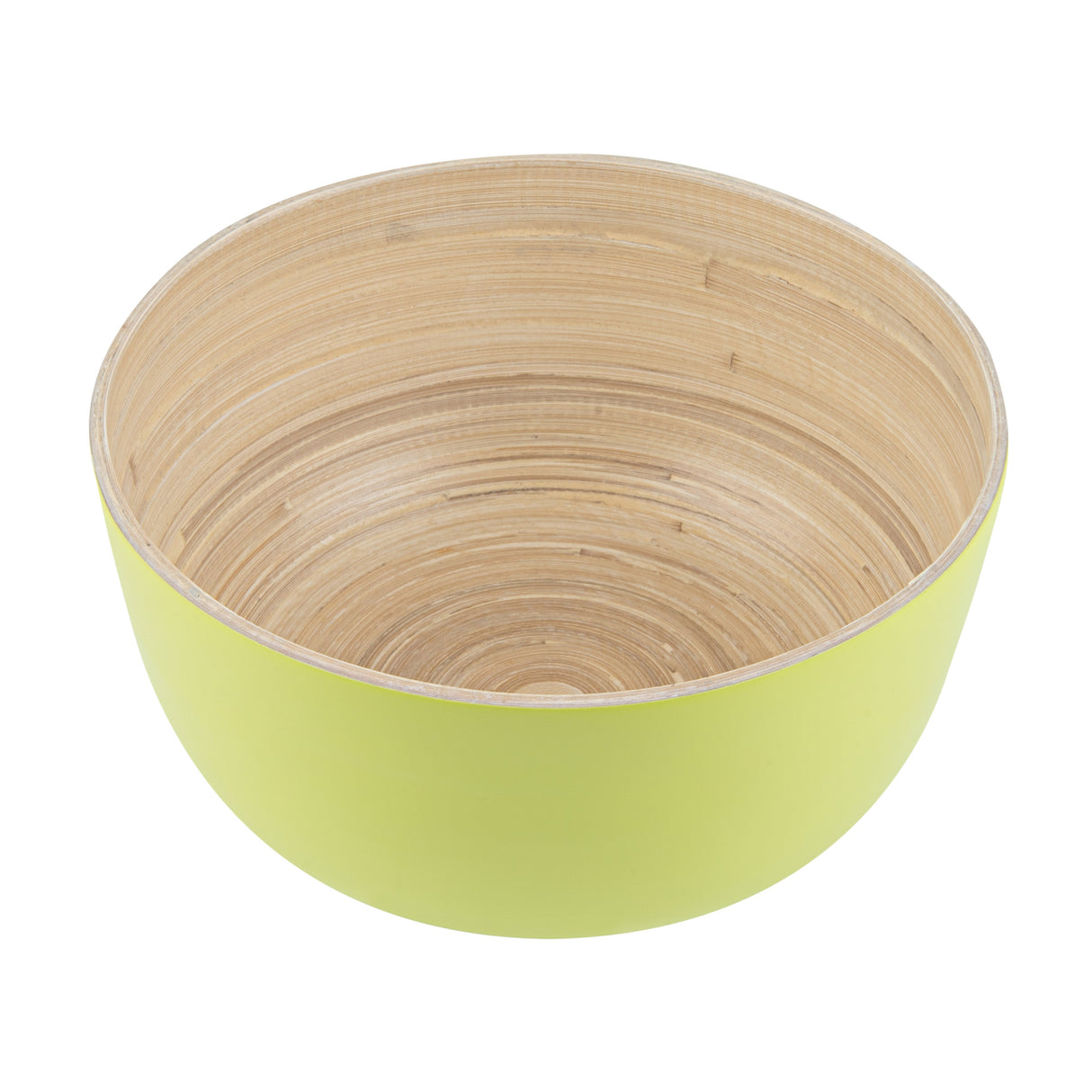 Bowls, Salad, Bambuddha 25 Ounce, Spun Bamboo, Green, Medium 9.50 x 9.50 x 4.75 Inch, Round,1 - 1 EACH