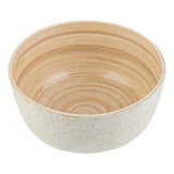 Bowls, Salad, Bambuddha 25 Ounce, Spun Bamboo, Beige, Medium 9.50 x 9.50 x 4.75 Inch, Round,1 - 1 EACH