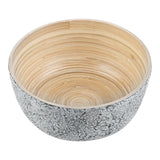 Bowls, Salad, Bambuddha 15 Ounce, Spun Bamboo, Gray, Small 7.75 x 7.75 x 4 Inch, Round,1 - 1 EACH
