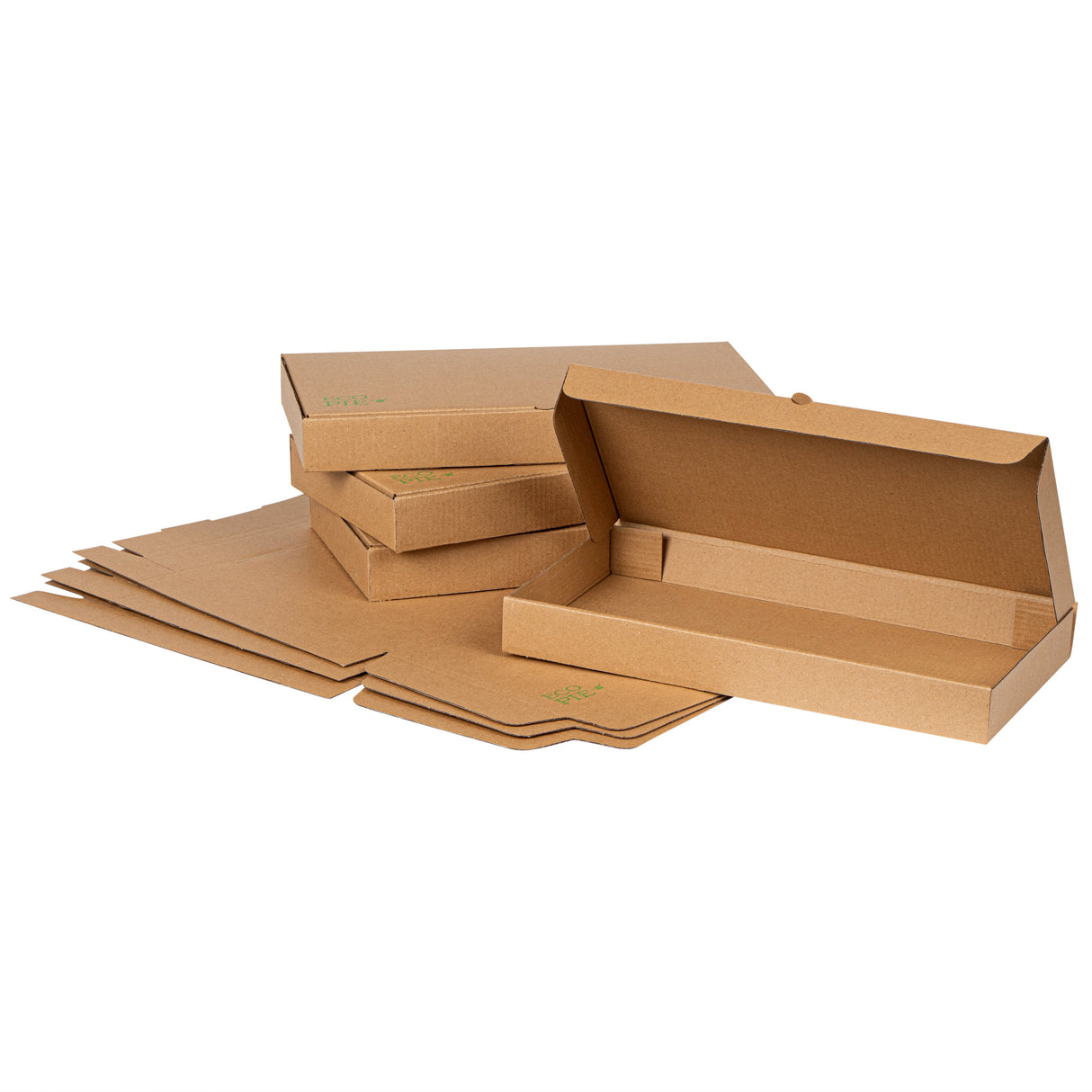 Boxes, Flatbread, 14 x 7 x 1.5 Inch, Paper, Kraft, Corrugated,50 - 1 EACH