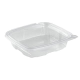 Container, Tamper Tek 48 Ounce, Plastic, Clear, Rectangular, 8.75 x 7.75 x 1.75 Inch, with Lid, Tamper-Evident,100 - 1 EACH