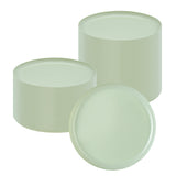Plates, Moderna 10.75 x 0.50 Inch, Plastic, Mint Green, Round,5 - 40 COUNT