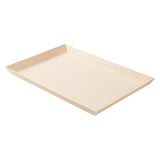 Plates, Taipei 15.25 x 10.75 x 1 Inch, Poplar Wood, Rectangular,4 - 25 COUNT