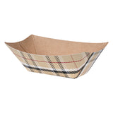 Boats, Bio Tek 2 x 0.75 x 1.25 Inch, Paper, Plaid, 2 Ounce,8 - 50 COUNT