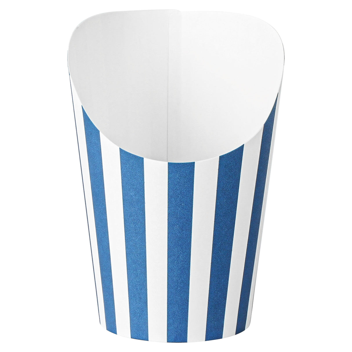 Cups, Incline, Bio Tek 12 Ounce, Paper, Blue & White Stripe, Round, 3.50 x 3.50 x 4.75 Inch,100 - 1 EACH