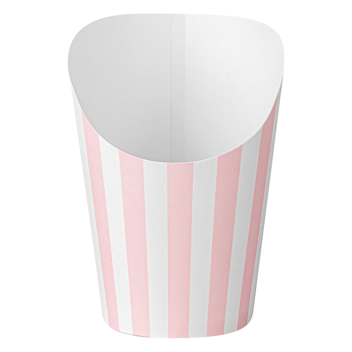 Cups, Incline, Bio Tek 12 Ounce, Paper, Pink & White Stripe, Round, 3.50 x 3.50 x 4.75 Inch,100 - 1 EACH