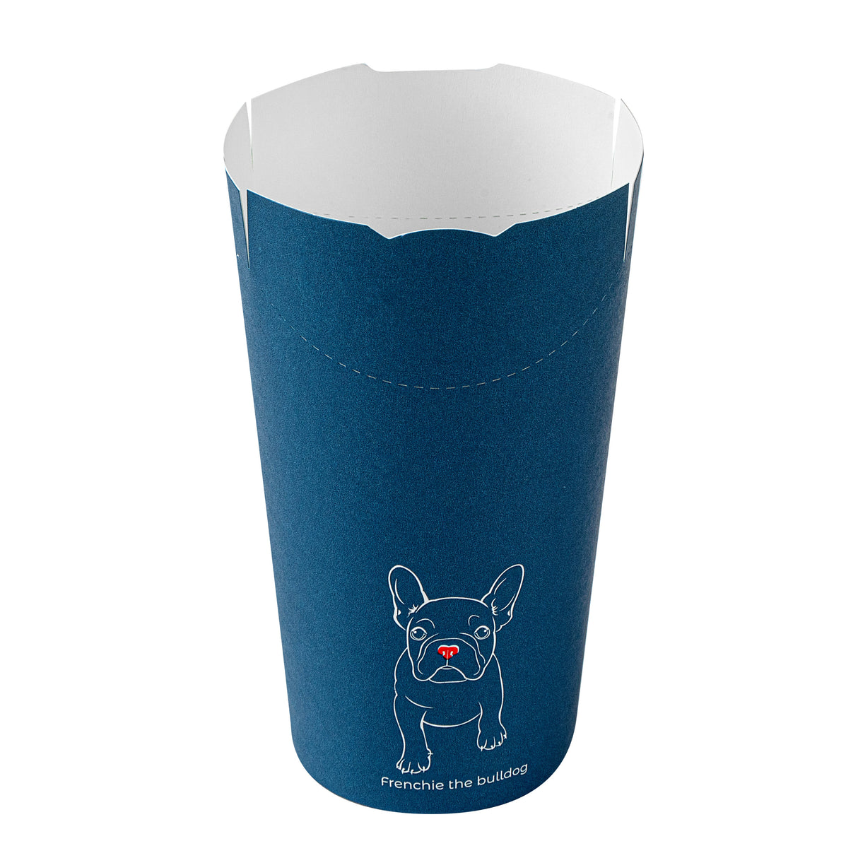Cups, To-Go Fry, Bio Tek 20 Ounce, Paper, Frenchie, 3.25 x 3.25 x 5 Inch,100 - 1 EACH