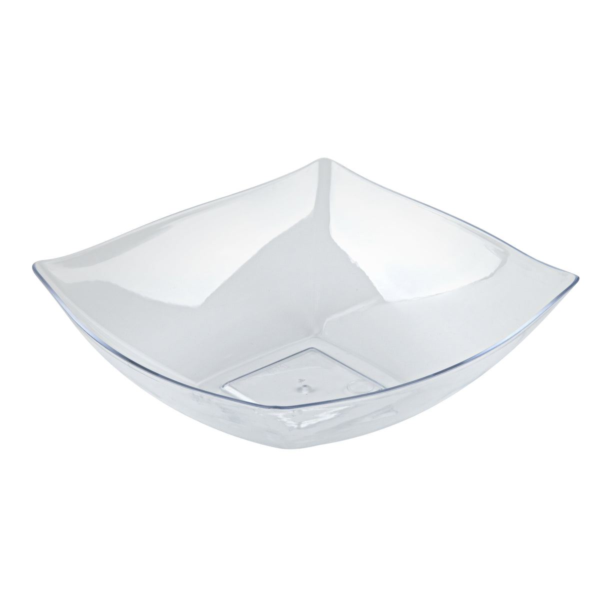 Bowls, Moderna 32 Ounce, Plastic, Clear, 7.75 x 7.75 x 2.25 Inch, Square,10 - 10 COUNT