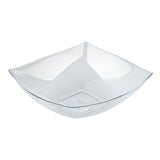 Bowls, Moderna 32 Ounce, Plastic, Clear, 7.75 x 7.75 x 2.25 Inch, Square,10 - 10 COUNT