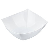Bowls, Moderna 8 Ounce, Plastic, White, 4.50 x 4.50 x 2 Inch, Square,10 - 10 COUNT