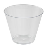 Tumblers, RW Base 9 Ounce, Plastic, Clear, 3.50 x 3.50 x 2.75 Inch,25 - 20 COUNT