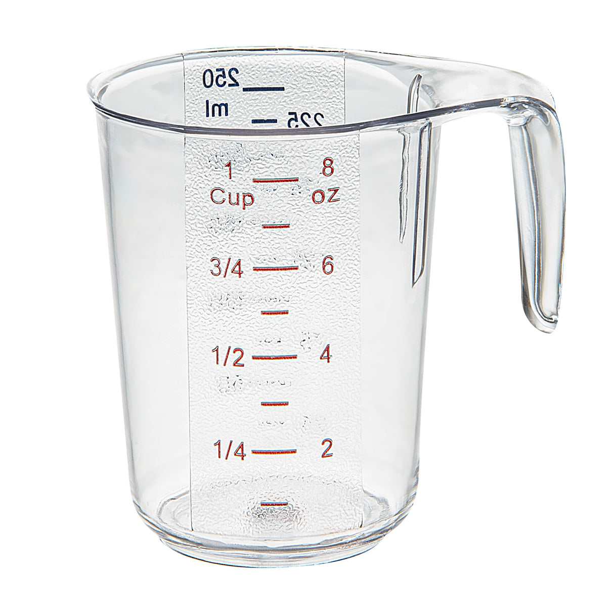 Cups, Measuring, RW Base, 1 Cup, Plastic, Clear, 3.75 x 3 x 3.75 Inch,10 - 1 EACH