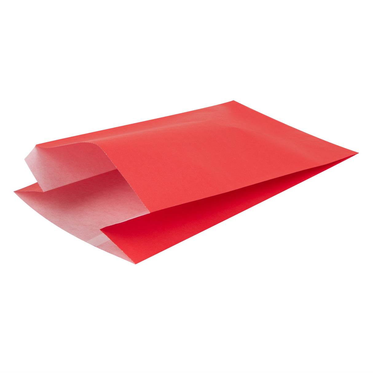 Bags, French Fry & Snack, Bag Tek 5 x 3 x 8.75 Inch, Paper, Red,100 - 1 EACH