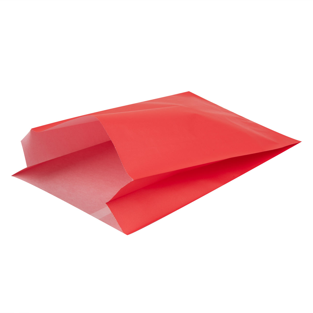 Bags, French Fry & Snack, Bag Tek 7 x 3 x 11 Inch, Paper, Red,100 - 1 EACH