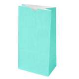 Bags, Bag Tek 4 Pound, Paper, Turquoise, 5 x 3.25 x 9.50 Inch,100 - 1 EACH