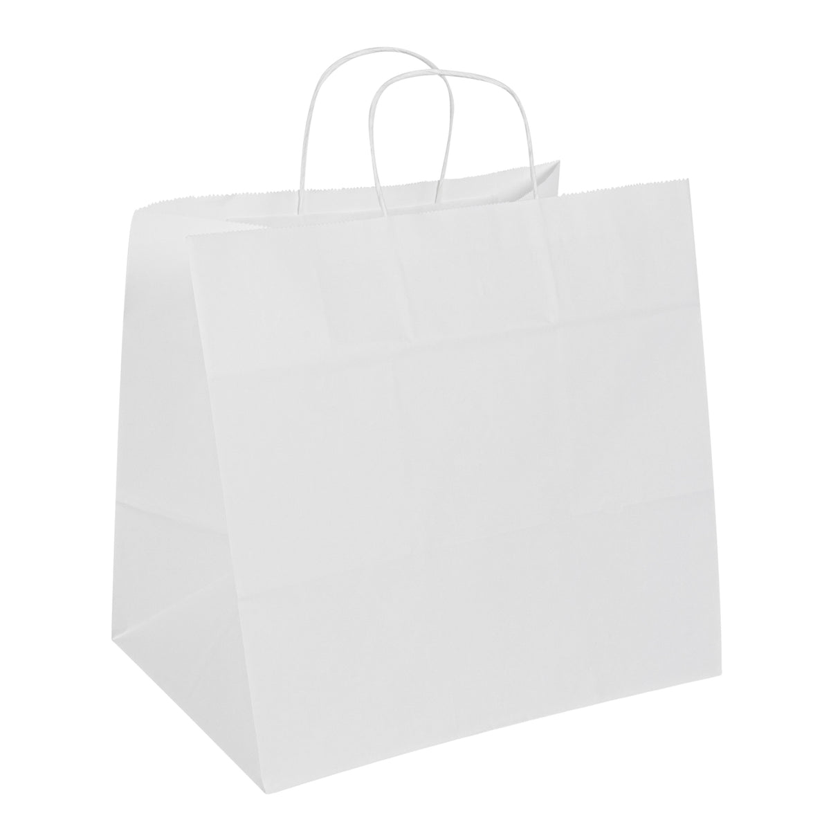 Bags, Retail, Saving Nature 12.50 x 8.25 x 11.25 In, Paper, White, with Handles,100 - 1 EACH