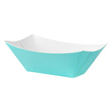Boats, Bio Tek 2 x 0.75 x 1.25 Inch, Paper, Turquoise, 2 Ounce,8 - 50 COUNT