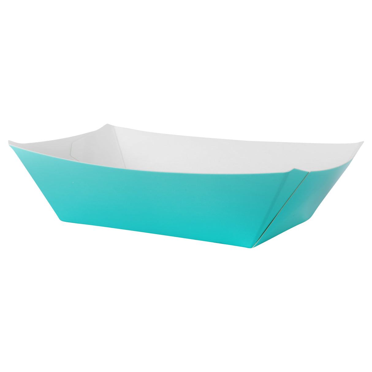 Boats, Bio Tek 4.25 x 2.75 x 1.50 Inch, Paper, Turquoise, 0.50 Pound, #50,8 - 50 COUNT