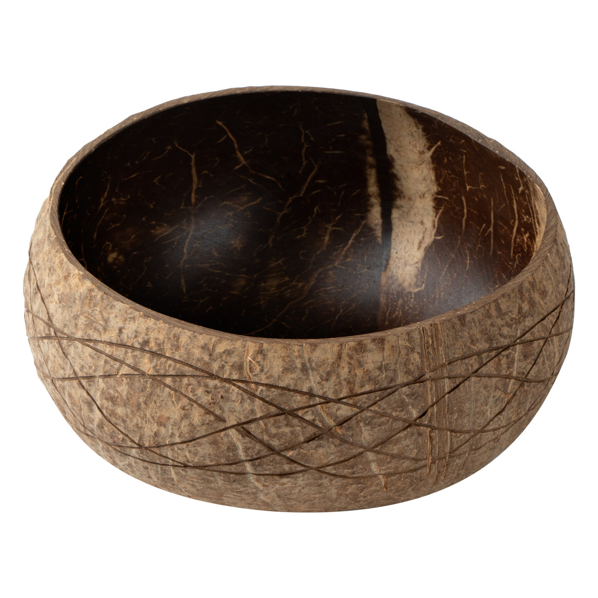 Bowls, Coco Casa Coconut Shell, River Embossed,10 - 1 EACH