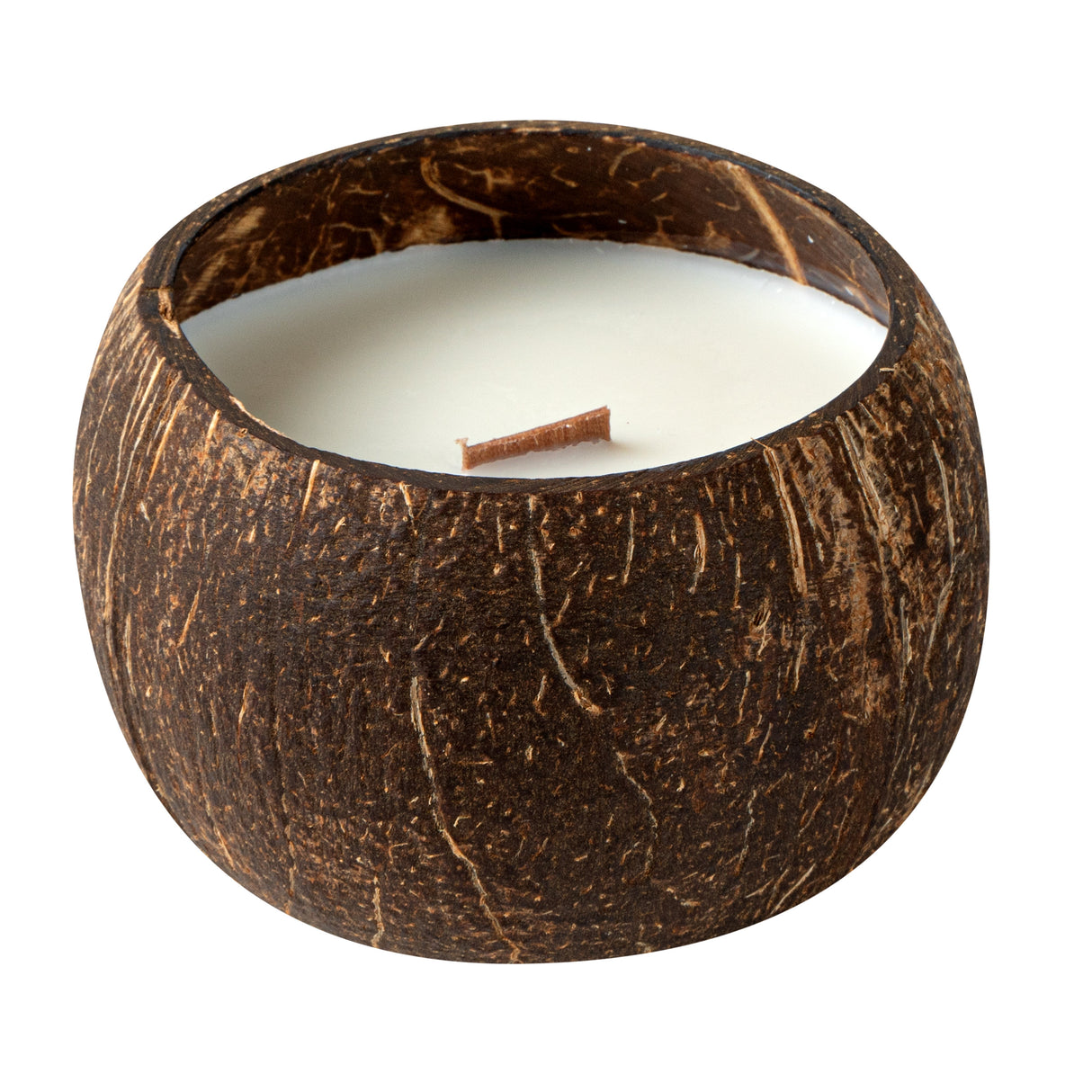 Candle, Coco Casa, 4 x 4 x 2.75 Inch, Coconut Shell, Sandalwood & Shea,10 - 1 EACH