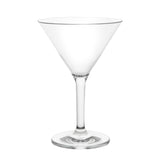 Glasses, Martini, Bev Tek, 10 Ounce, 4.50 x 4.50 x 6.50 Inch, Polycarbonate,4 - 6 COUNT