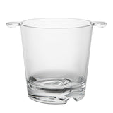 Buckets, Ice & Champagne, Bar Lux 2.4 Quart, Clear, Plastic, 9 x 6.50 x 6.75 Inch,12 - 1 EACH