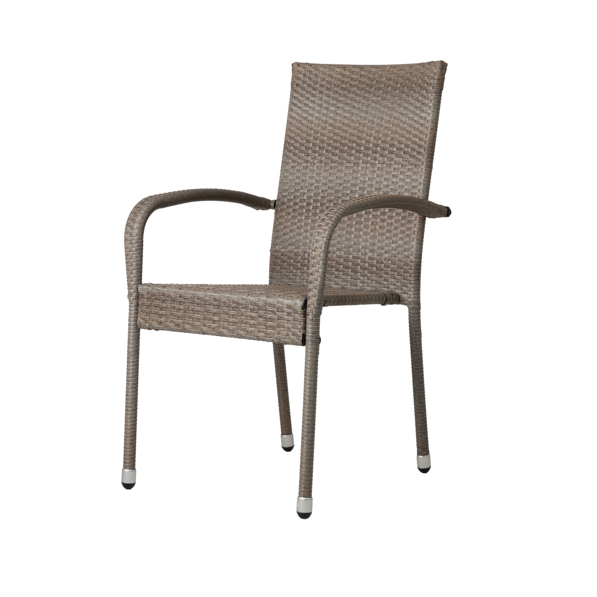 Chair Set, Morgan, Outdoor, Weathered Gray, Wicker,2 - 1 EACH