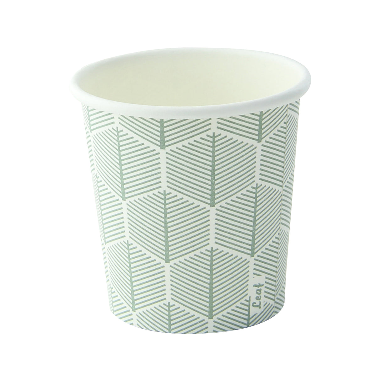 Cups, 4 Ounce, Paper, Leaf Design, 2.44 x 2.50 Inch,20 - 50 COUNT